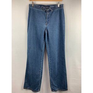 Laundry Women’s Light Blue Denim Jeans With Lace-Up Front Size M